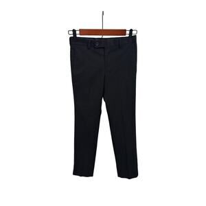 Class Club Stretch Black Adjustable Waist Flat Front Dress Pants Size Youth 10